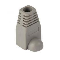 RJ45 Strain Relief Boot, Grey - 10pc Pack