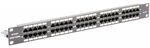 CERTECH 50 Port 19" Voice Rated Patch Panel