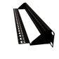 1RU 19" 24 Port Unloaded UTP Patch Panel, with Rear Support Bar