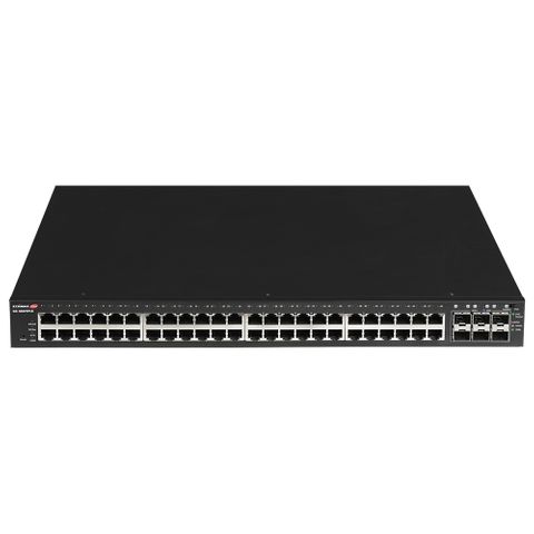 EDIMAX 48-Port Gigabit PoE+ WebSmart Switch with 6 x 10GbE SFP+ Ports, (400W) Long Distance PoE