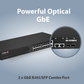 EDIMAX 18 Port Gigabit PoE+ Long Range Managed Switch w/ 2 RJ45 & SFP Combo Ports