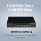 EDIMAX 8 Port Gigabit PoE+ Managed Switch w/ 2 SFP Slots