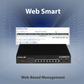 EDIMAX 8 Port Gigabit PoE+ Managed Switch w/ 2 SFP Slots