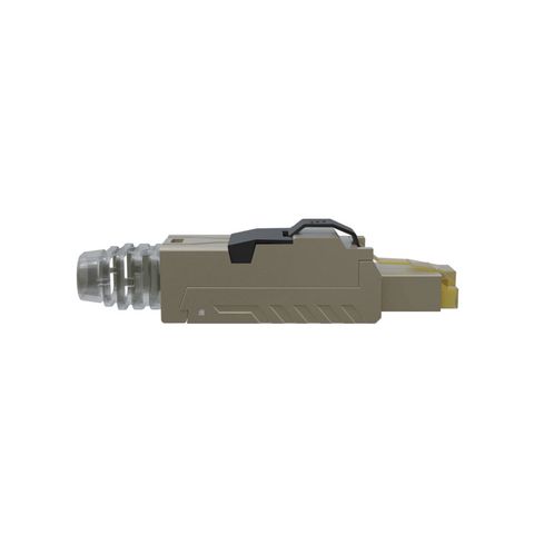 Cat6A FTP Field Termination Plug, Snap-in Boot