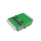 Fibre Adaptor, LC APC Quad OS2 (Green) - Flangeless