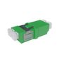 Fibre Adaptor, LC APC Duplex OS2 (Green) - Flangeless