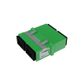 Fibre Adaptor, SC APC Duplex OS2 (Green) - Flangeless