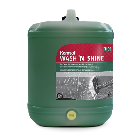 WASH N SHINE VEHICLE SHAMPOO 20L