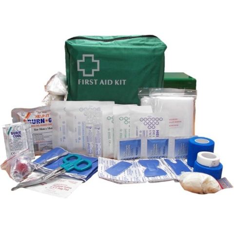 FIRST AID KIT SMALL CATERING IN GREEN BAG - FAKFOOD1