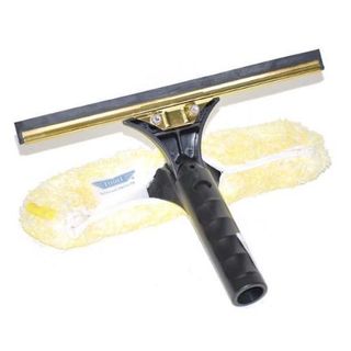ETTORE BACKFLIP BRASS SQUEEGEE 35CM 14" WITH SLEEVE ATTACHMENT 40CM 16"