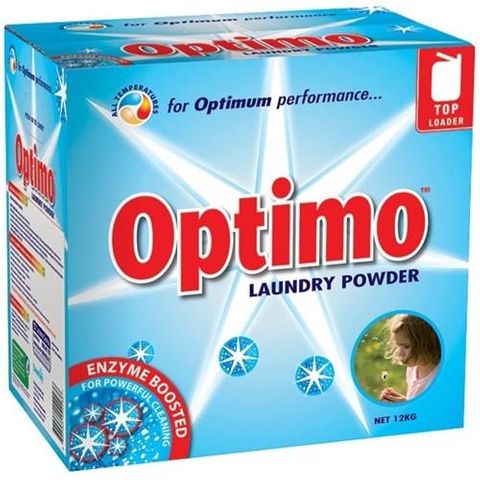 OPTIMO TOP LOADER LAUNDRY POWDER BOX 12KG  (MPI C33)