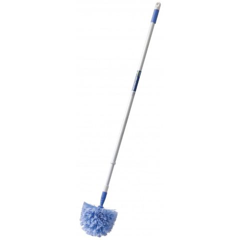 DOMED COBWEB BRUSH WITH EXTENSION HANDLE