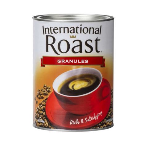 INTERNATIONAL ROAST GRANULATED COFFEE TIN 500G
