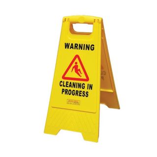 A-FRAME FLOOR SAFETY SIGN - CLEANING IN PROGRESS