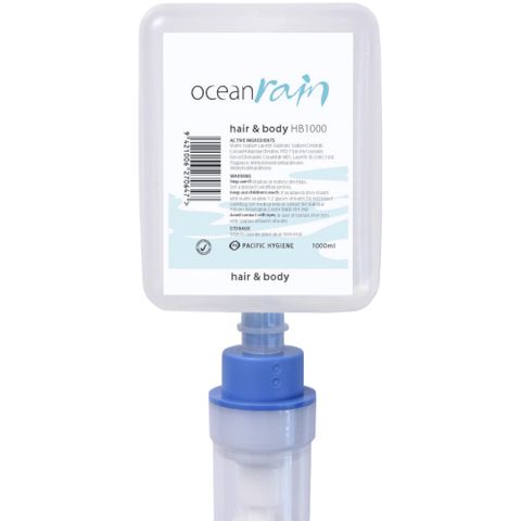 OCEAN RAIN HAIR & BODY SOAP REFILL 1L X 6 (MPI C51)