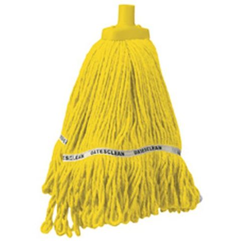 OATES MOP DURACLEAN LOOP/TAPED 350G REFILL - YELLOW