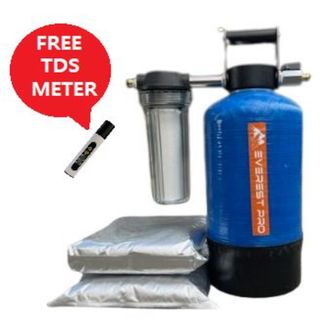 EVEREST PURE WATER ION EXCHANGE DI TANK 10L W/ RESIN & TDS METER