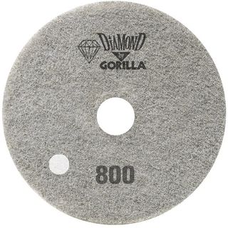 GORILLA DIAMOND PADS 800 GRIT WHITE 16" / 400MM - PACK OF 2