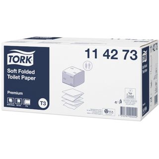 TORK T3 PREMIUM SOFT WHITE 2 PLY T/TISSUE 252S X 30