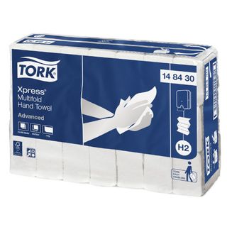 TORK H2 430 ADVANCED XPRESS SLIM I/FOLD WHITE 1 PLY P/TOWEL 185S X 21: 21CM