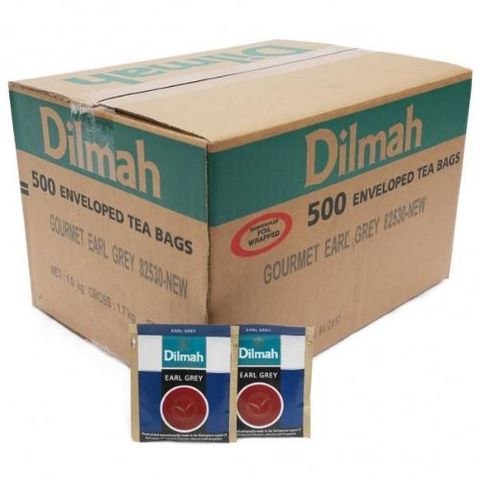 DILMAH 80492 ENVELOPED TEA BAGS EARL GREY 500S