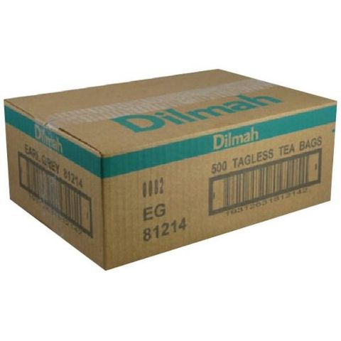 DILMAH 80487 TAGLESS TEA BAGS EARL GREY 500S