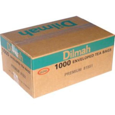 DILMAH 80474 ENVELOPED PREMIUM CEYLON TEA BAGS 1000S