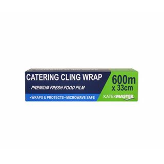 KATERMASTER CATERING PLASTIC CLING WRAP 33CM X 600M