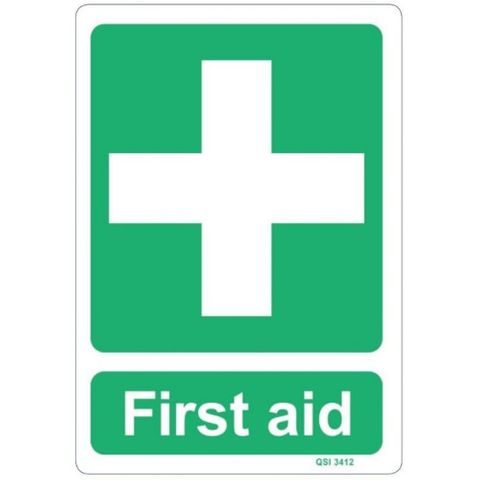 FIRST AID SIGN 240MM X 340MM