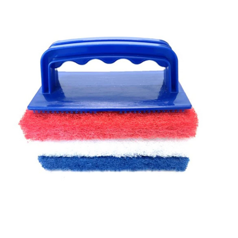 GLIT SCRUB-A-DUB UNIT WITH 3 SCOURING PADS  ***CLEARANCE***