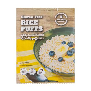 SERIOUS CEREAL RICE PUFFS GLUTEN FREE 25G BREAKFAST CEREAL PORTIONS 48S - HPCRP