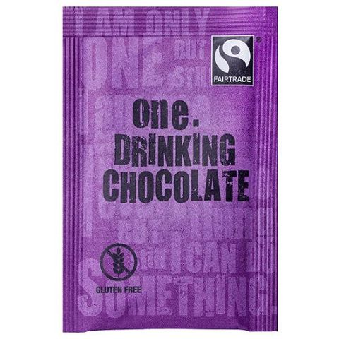 ONE 'FAIRTRADE' DRINKING CHOCOLATE SACHETS 300S - ONEDC