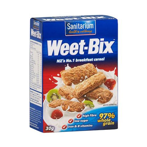 SANITARIUM WEETBIX 30G BREAKFAST CEREAL PORTIONS 24S