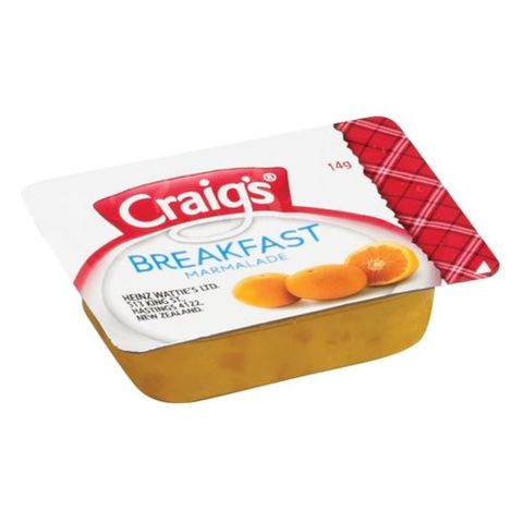 CRAIGS JAM MARMALADE PORTIONS 75S