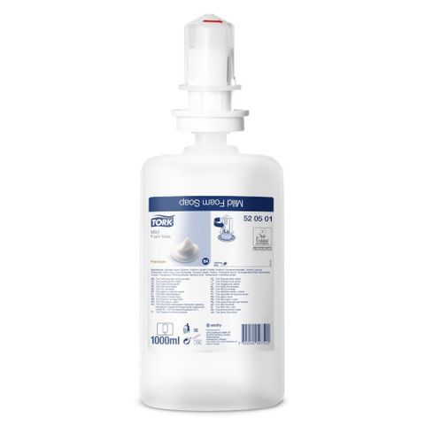 TORK S4 PREMIUM MILD FOAM SOAP 1L (MPI C52)