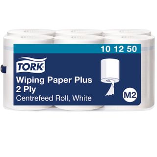 TORK M2 ADVANCED CENTREFEED WHITE 2 PLY PAPER TOWEL ROLL 160M X 24CM X 6S