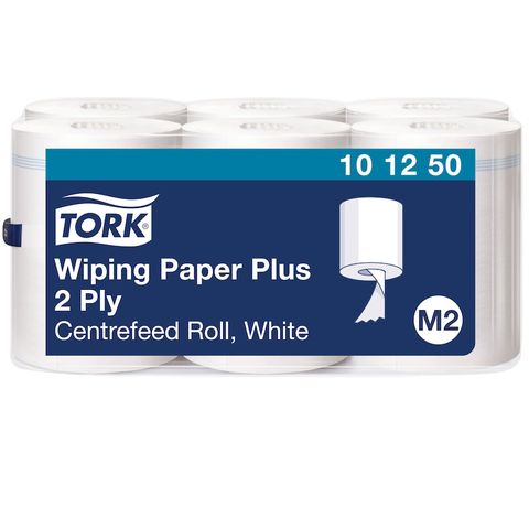 TORK M2 ADVANCED CENTREFEED WHITE 2 PLY PAPER TOWEL ROLL 160M X 24CM X 6S