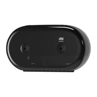 TORK T9 SMARTONE BLACK TWIN MINI TOILET ROLLS DISPENSER