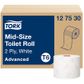 TORK T6 ADVANCED WHITE 2 PLY MID-SIZE TOILET ROLLS 100M X 27S