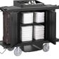 DELUX HOUSEKEEPING TROLLEY / CART WITH LOCKABLE DOORS