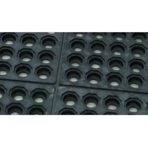 SOFT N SAFE DRAINER MAT 1.524 X .914 NITRILE BLACK