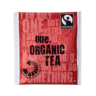 ONE 'FAIRTRADE' ENVELOPED ORGANIC TEA BAGS 500S - ONET