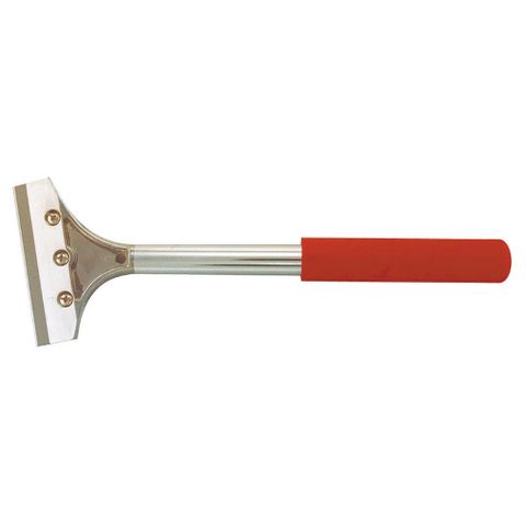 FLOOR/WALL SCRAPER 4" WITH A 12" HANDLE