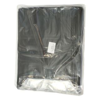 RAPIDCLEAN RUBBISH BAGS BLACK HEAVY DUTY 630MM X 900MM X 40MU 60L 50S