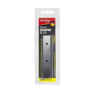 STERLING 820943 DOUBLE SIDED SCRAPER BLADES 94MM 4" 10S