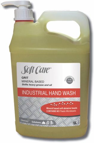 SOFTCARE GRIT HAND WASH 5L W5294 (MPI C56)