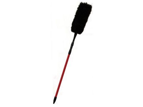 MICROFIBRE BLACK DUSTER WITH EXTENSION HANDLE 1.2M