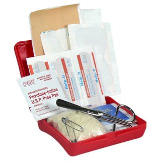 FIRST AID KIT FAK04B 'ESSENTIALS' IN RED BOX