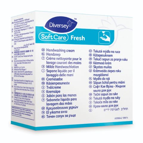 SOFTCARE H1 FRESH LIGHTLY PERFUMED HAND WASHING CREAM 800ML (MPI C52)