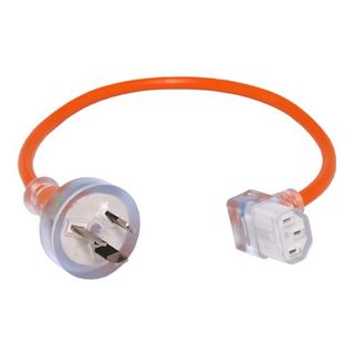 PAC VAC SHORT ORANGE LEAD (IEC PLUGGED)